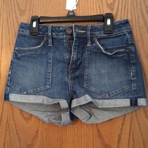 Cotton mini shorts